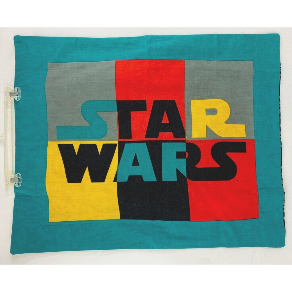 Vintage Star Wars Pillowcases (2) 1997 Lucasfilm Trilogy 26" x 32" Collectible